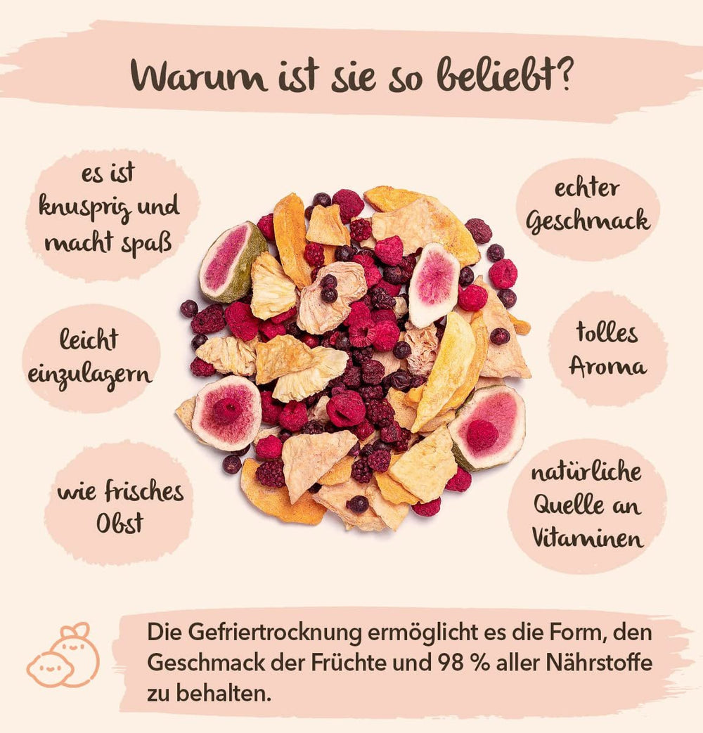 BRIX căpșuni liofilizate | Căpșuni naturale 75 g | Great Taste Award pentru fructe uscate, liofilizate | Fără OMG, fără gluten, vegan, vitamine reținute Produse deshidratate Naty Shop