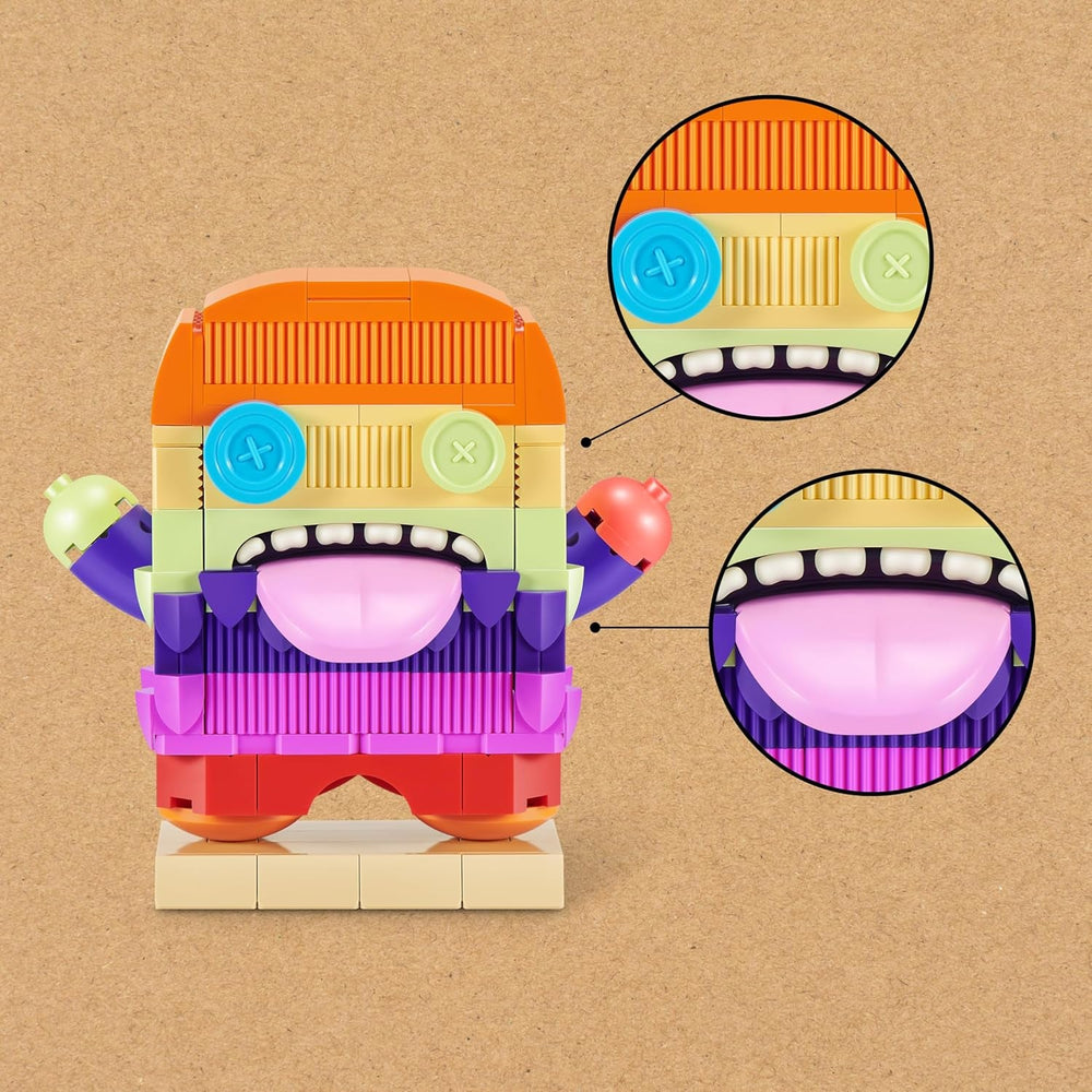 Max Build More Premium Fugglers von ZURU – Unboxing-Spielzeug & Klemmbausteine Sammelbare Minis mit bis zu 167 Teilen, Lustige Designs zum Bauen & Sammeln, Ab 8 Jahren