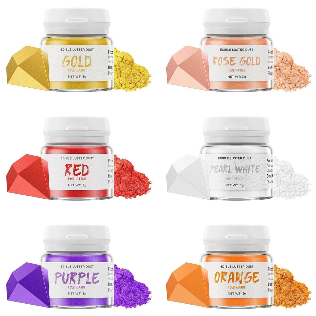 Glitter comestibil, 3 grame Naty Shop Culori calde