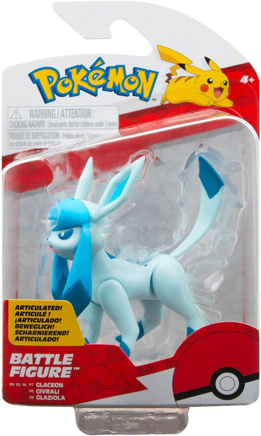 Pokemon Battle Figure Pack (Glaceon) W15 Actionfiguren Naty Shop Mehrfarbig