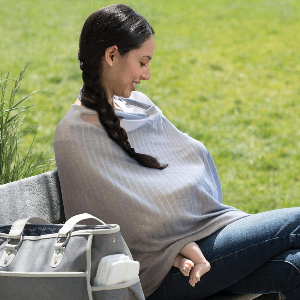 Chicco - Boppy Infinity Stillschal 17 cm grau Accessoires Essen und Stillen Bebe Naty Shop