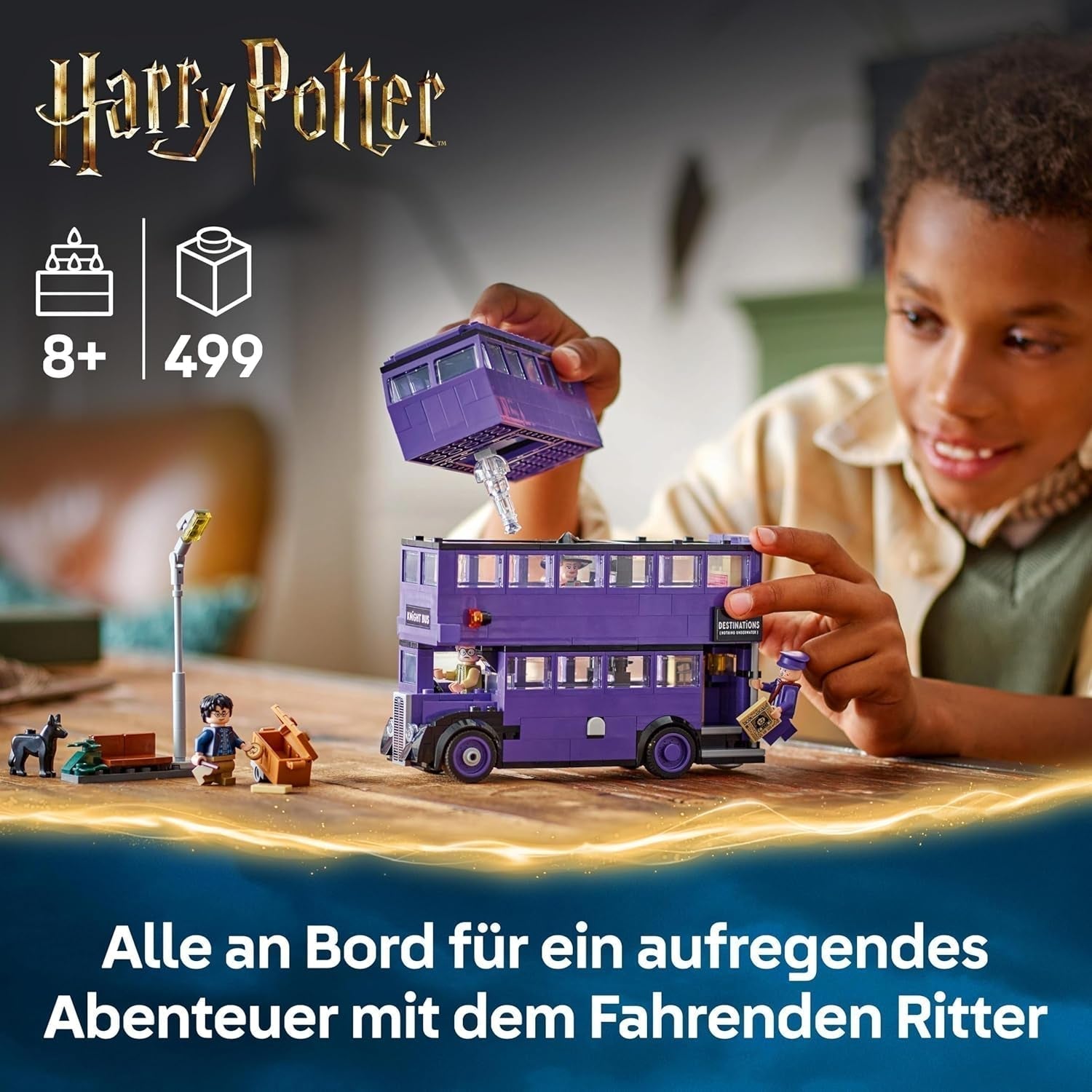 LEGO Harry Potter „Abenteuer mit dem reisenden Ritter“ Bauset 5 Minifiguren, darunter Ernie Prang, Stan Shunpike und Tatze Busspielzeug für Fans der Zauberwelt, Jungen und Mädchen ab 8 Jahren 76446 Bausets Beuche den LEGO-Store