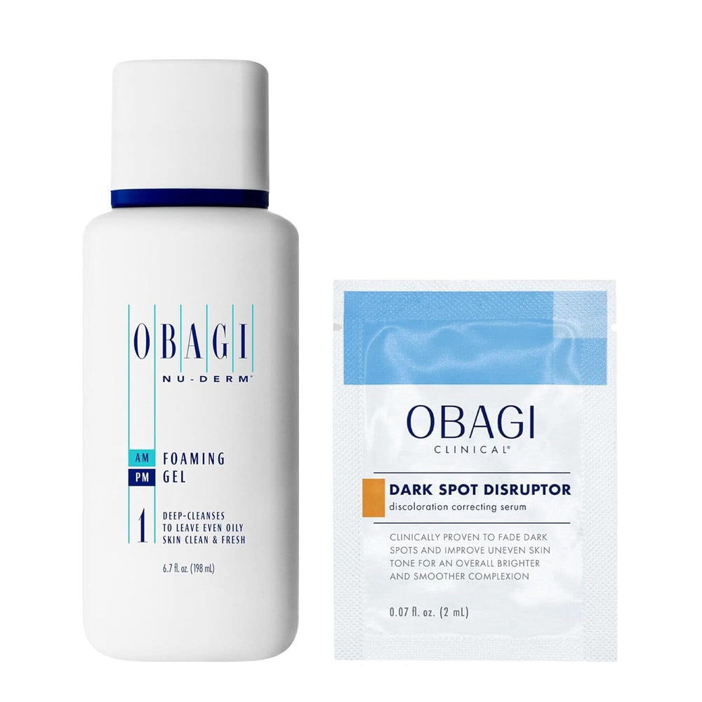 OBAGI Nu-Derm, Reinigungsgel für normale, fettige oder empfindliche Haut, Kosmetik und Schönheit Naty Shop 198 ml + Probenserum
