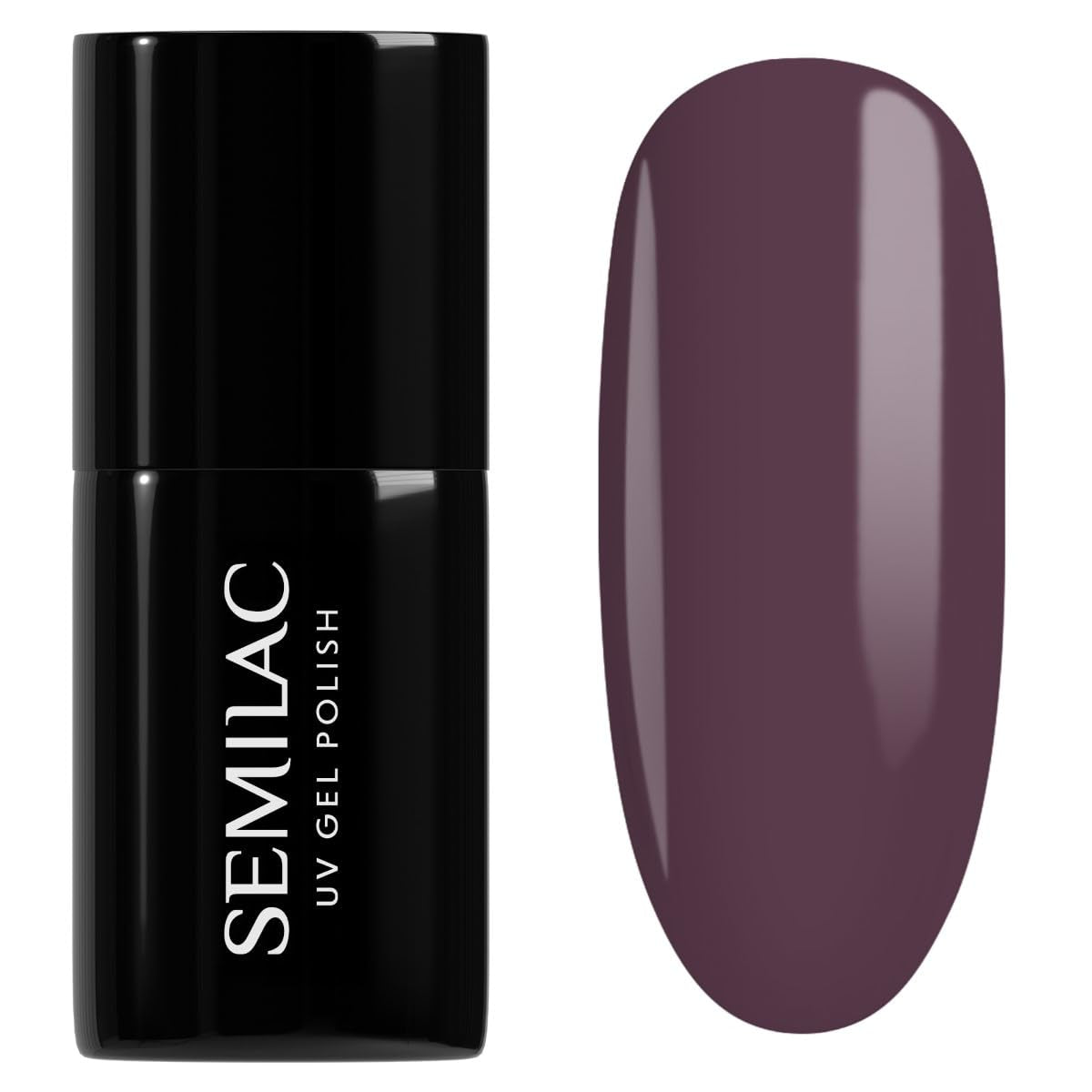 Oja UV Semilac 029 Espresso 7ml Colecția Black&White