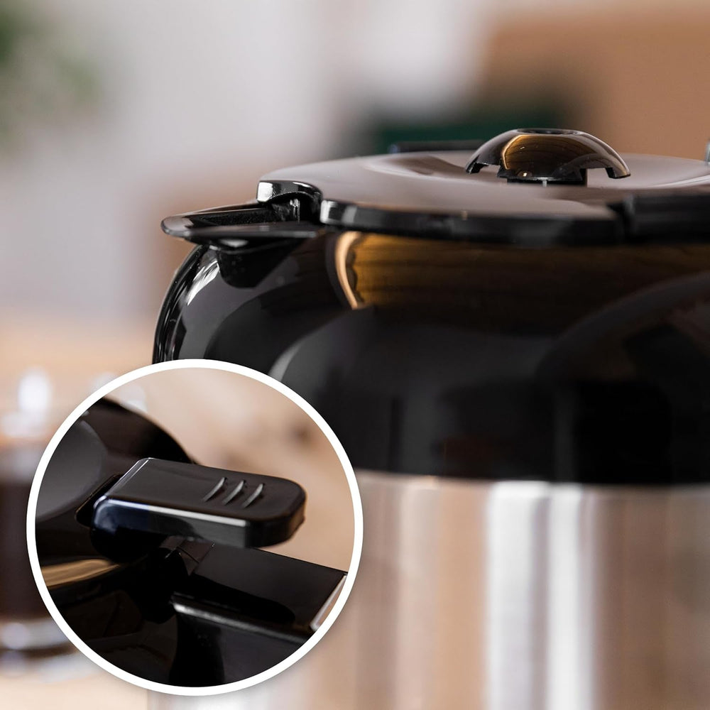 Cafetieră cu picurare Cecotec Coffee 66 Drop & Thermo, 950 W, 1,2 L, 10 cești, tehnologie ExtremeAroma, funcție anti-picurare, indicator nivel apă, filtru principal reutilizabil, protecție la supraîncălzire