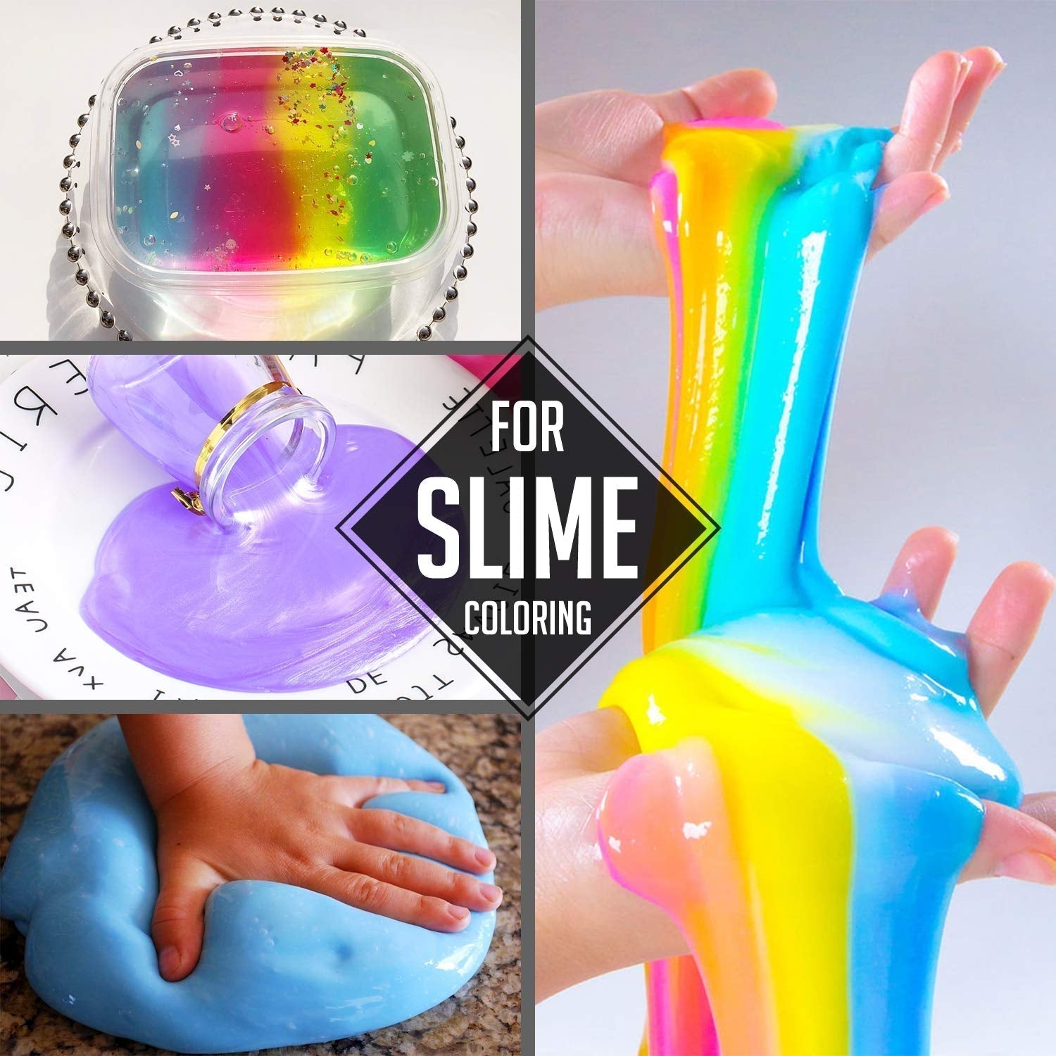 Colorant alimentar - 24 de coloranți alimentari vibranți pentru copt, decorarea torturilor, glazură, fursecuri, fondant și macaroane - Colorant alimentar lichid pentru fabricarea săpunului și meșteșuguri - 24 x 6ml