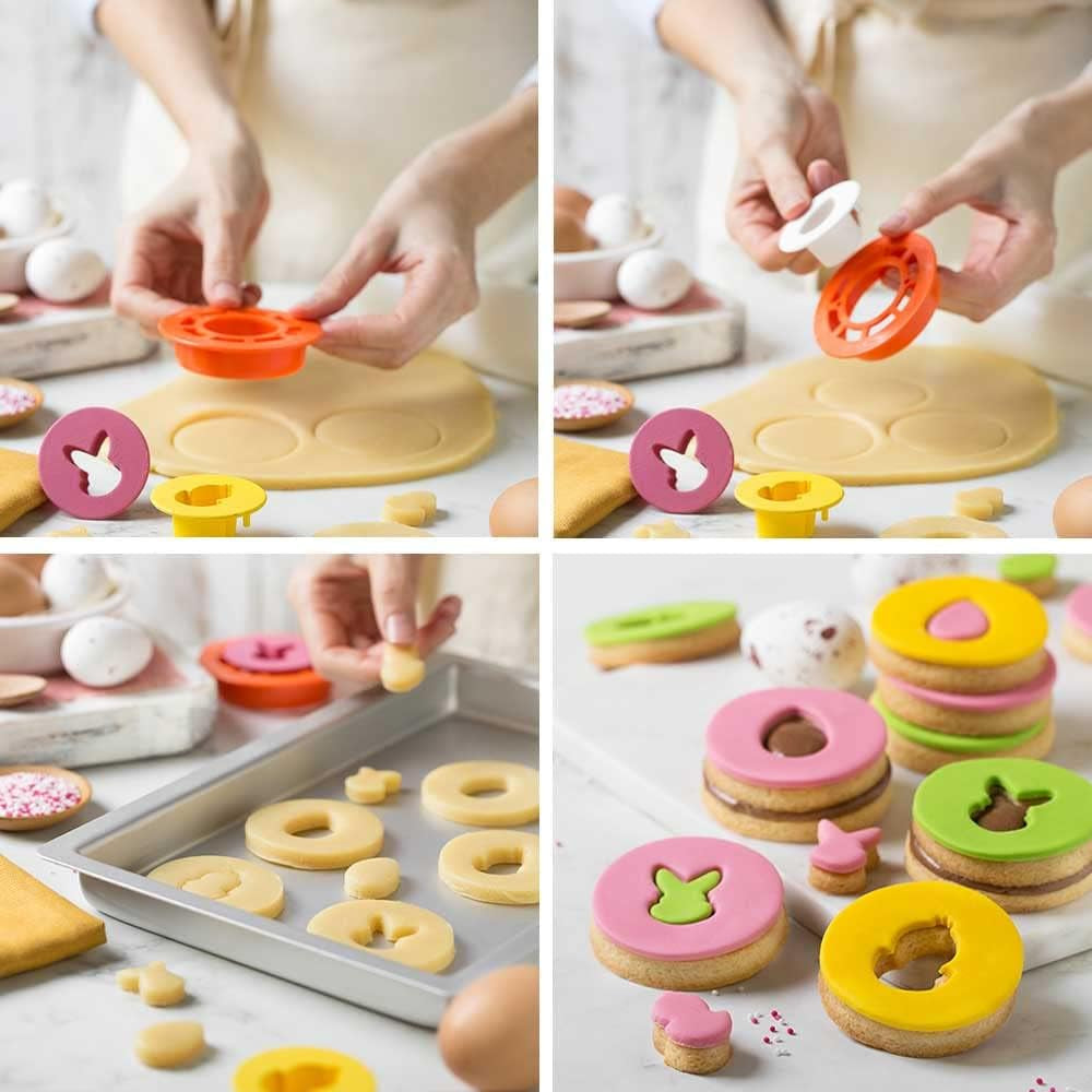 0255222 Set 4 PCS Easter OX Eye Cutter