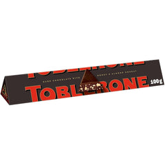 Toblerone Dark 20 x 100 Gramm, dunkle Schweizer Schokolade mit Honig und Mandelnougat Naty Shop Schokoladenbonbons