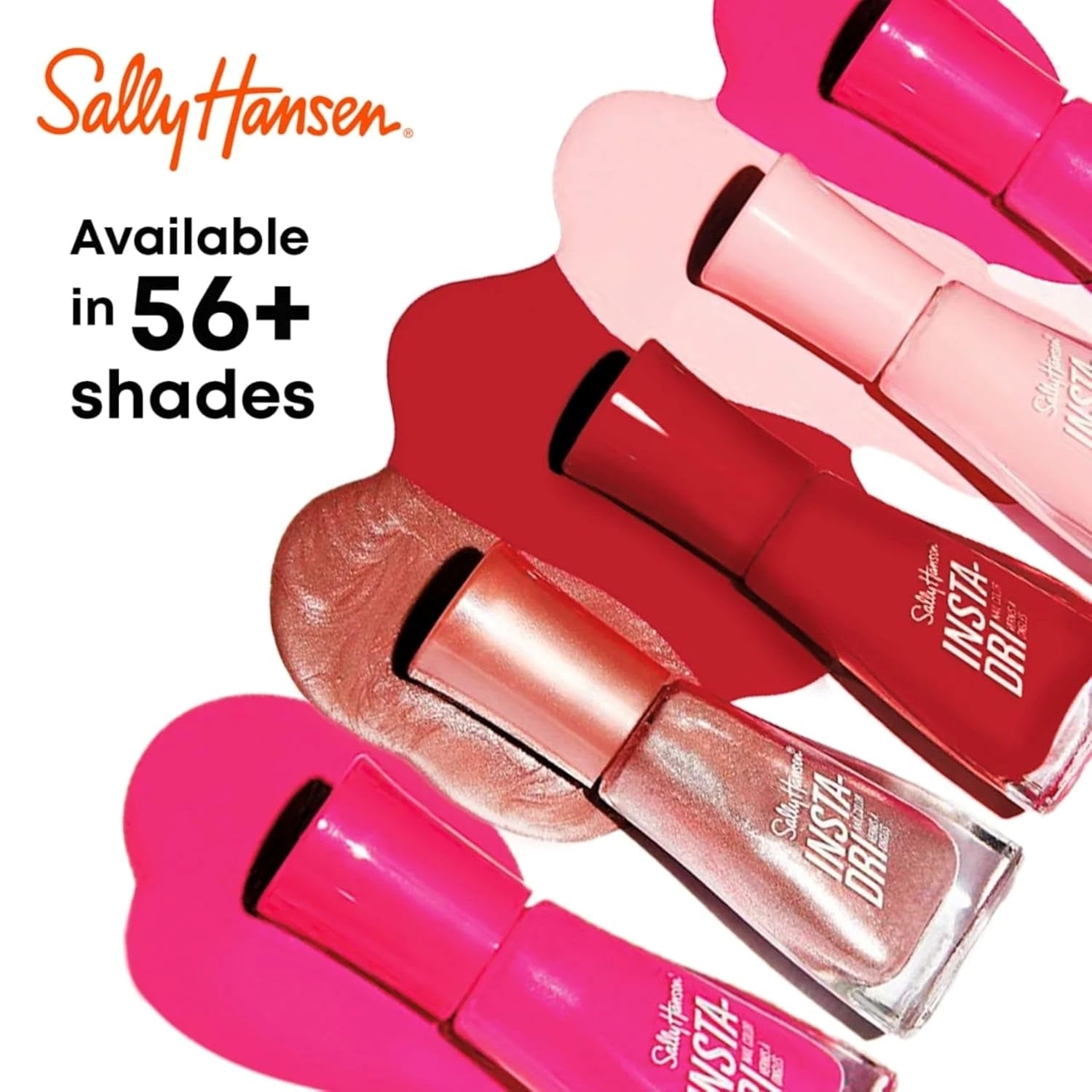 Oja Insta Dri Pink Plush, uscare rapidă, formulă vegană, culoare de lungă durată, 9,17 ml
