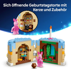 LEGO | Disney Ferkels Geburtstagsspaß - Spielzeug mit niedlicher Tierfigur, Geburtstagskuchen & Sammler Minifigur - Geschenkidee für Mädchen ab 9 Jahren & Fans - 43305
