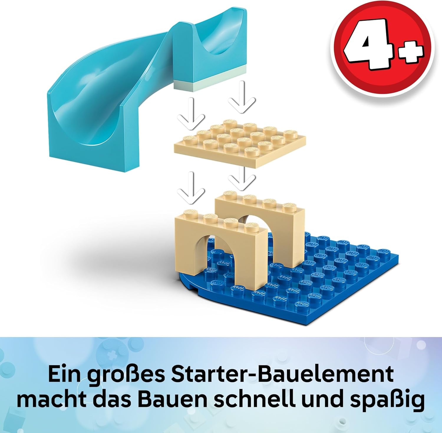 LEGO Gabby's Dollhouse Mermaid Gabby's Aquarium Adventure Toy - incl. a Gabby Mini Doll & Mercat Figure, Plus Fun Accessories - Gift for 4+ Year Old Girls & Movie Fans - 11204