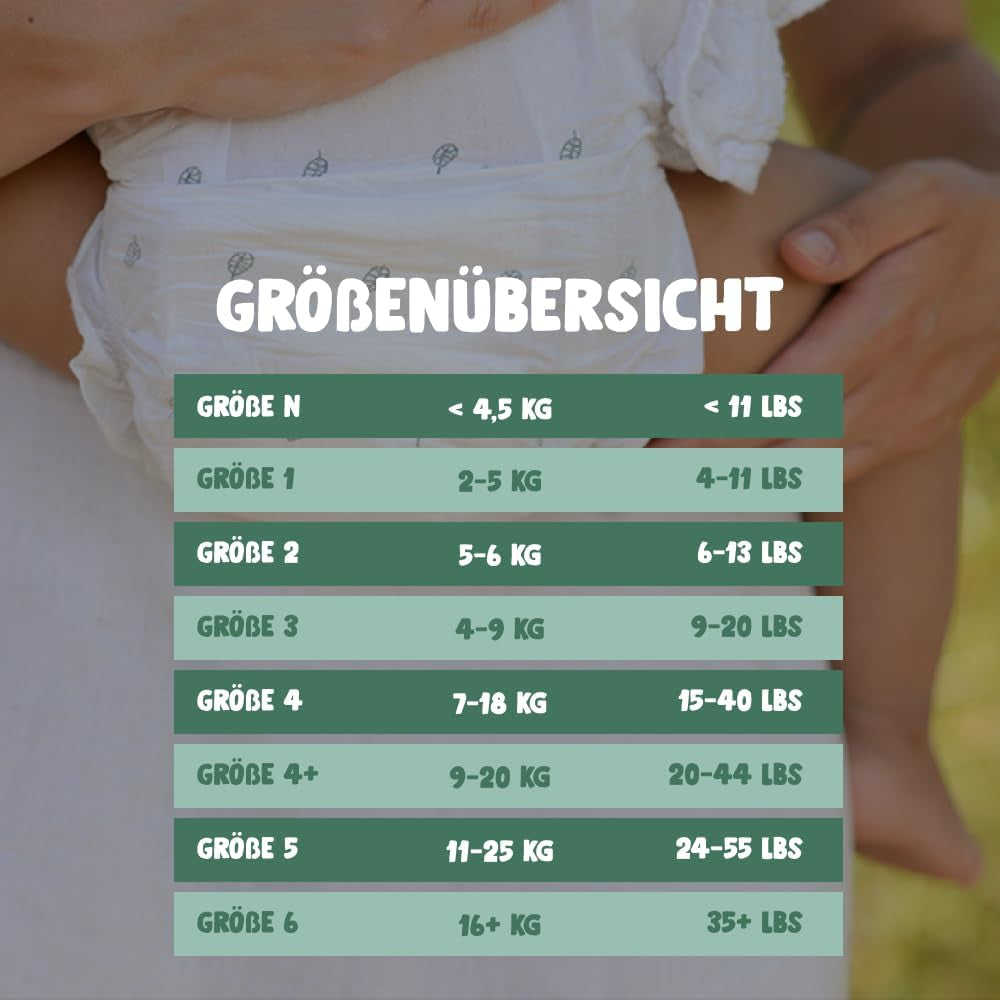 Scutece ecologice Eco by Naty Baby Eco Diapers - scutece organice premium, ecologice, fabricate din materiale pe bază de plante, ideale pentru pielea sensibilă a bebelușilor (mărimea 5 - 80 de bucăți)