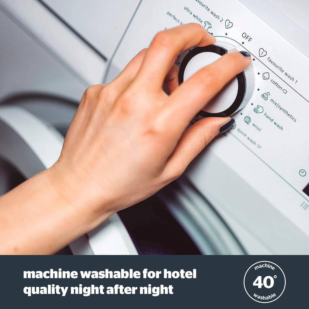 Plapumă Silentnight Duvet Hotel Collection, 13,5 tog, poliester, alb, Super King Plapumi si pilote Naty Shop