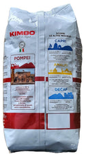 Boabe întregi de cafea Pompei, prăjire intensă, pungă de 1 kg