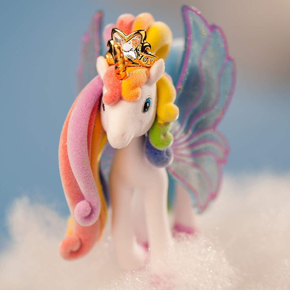 Galupy Einhorn – 3er-Pack Einhornfiguren, Einhornspielzeug zum Sammeln, Shiny Wings Ponyfiguren und Swarovski-Kristall-Actionfiguren im Naty Shop