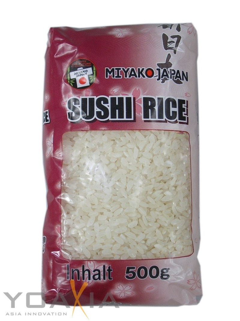 Miyako Japan Reis für Sushi, Rundkorn, 0,5 kg