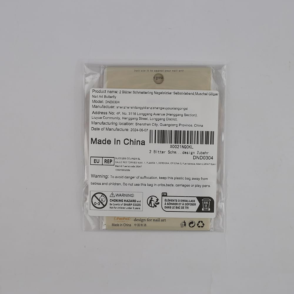 2 Blätter Schmetterling Nagelsticker Selbstklebend,Muschel Glitzer Nail Art Butterfly Nail Sticker Lila Grau Schmetterlinge Nagelaufkleber Relief Laser Butterflies Nagel Sticker Nageldesign Zubehör