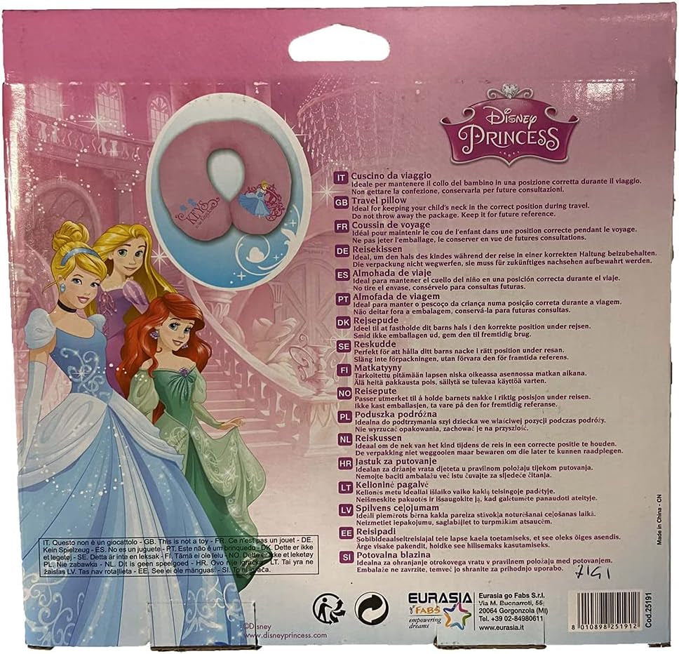 Disney copil călătorie pernă prințese Perne calatorie Naty Shop