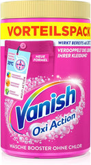 Vanish Oxi Action Powder Pink – 1 x 1,65 kg – Pulver zum Entfernen von Flecken und zur Verbesserung der Wäsche ohne Chlor – für farbige Wäsche. Waschmittel Naty Shop
