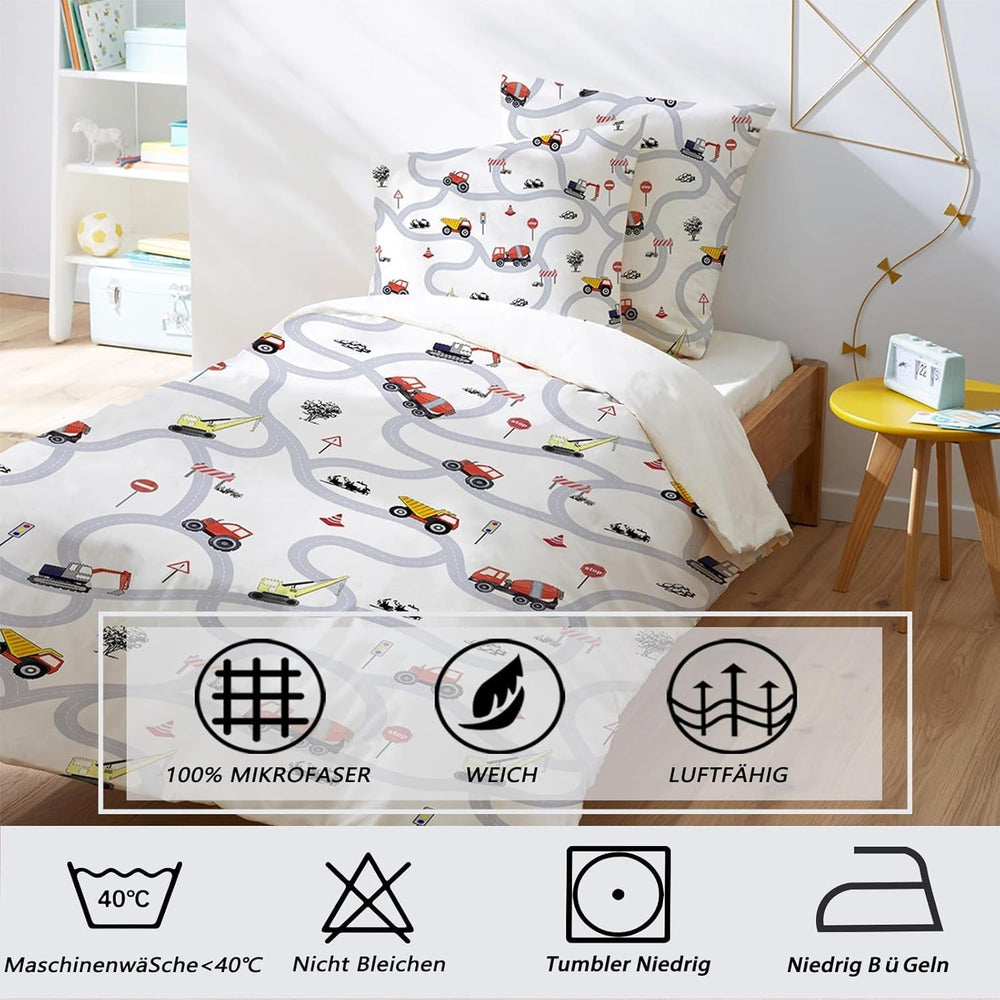 Bettwäsche für Jungen, verschiedene Modelle Bettwäsche - Kinder Naty Shop