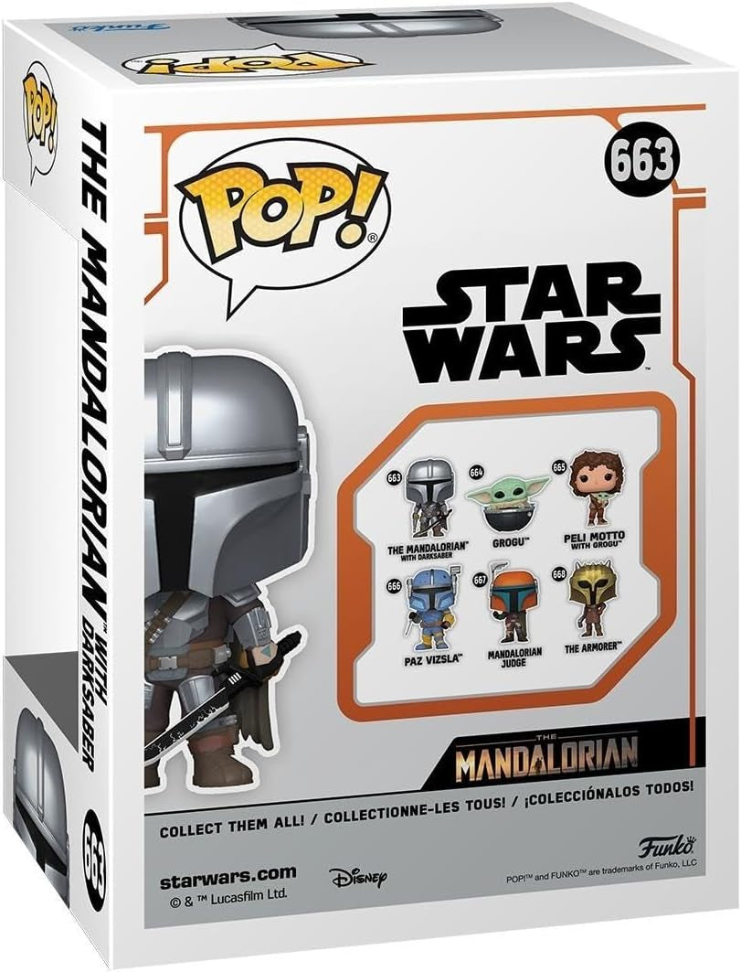 Funko Pop! Vinyl: Star Wars: The Mandalorian S9 – Vinyl-Sammelfigur – Geschenkidee – offizielles Merchandise – Spielzeug für Kinder und Erwachsene – TV-Fans – Modellfigur für Sammler und Ausstellungsstücke. Actionfiguren Naty Shop