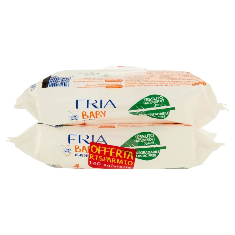 Feuchttücher, 2er-Pack (2 x 72 Tücher) Baby-Feuchttücher Naty Shop