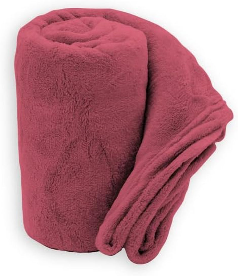 Weiche Decke | Kariert | Soft-Touch | 130 x 160 cm | Puderdecken und Steppdecken Naty Shop Mallow 150X210