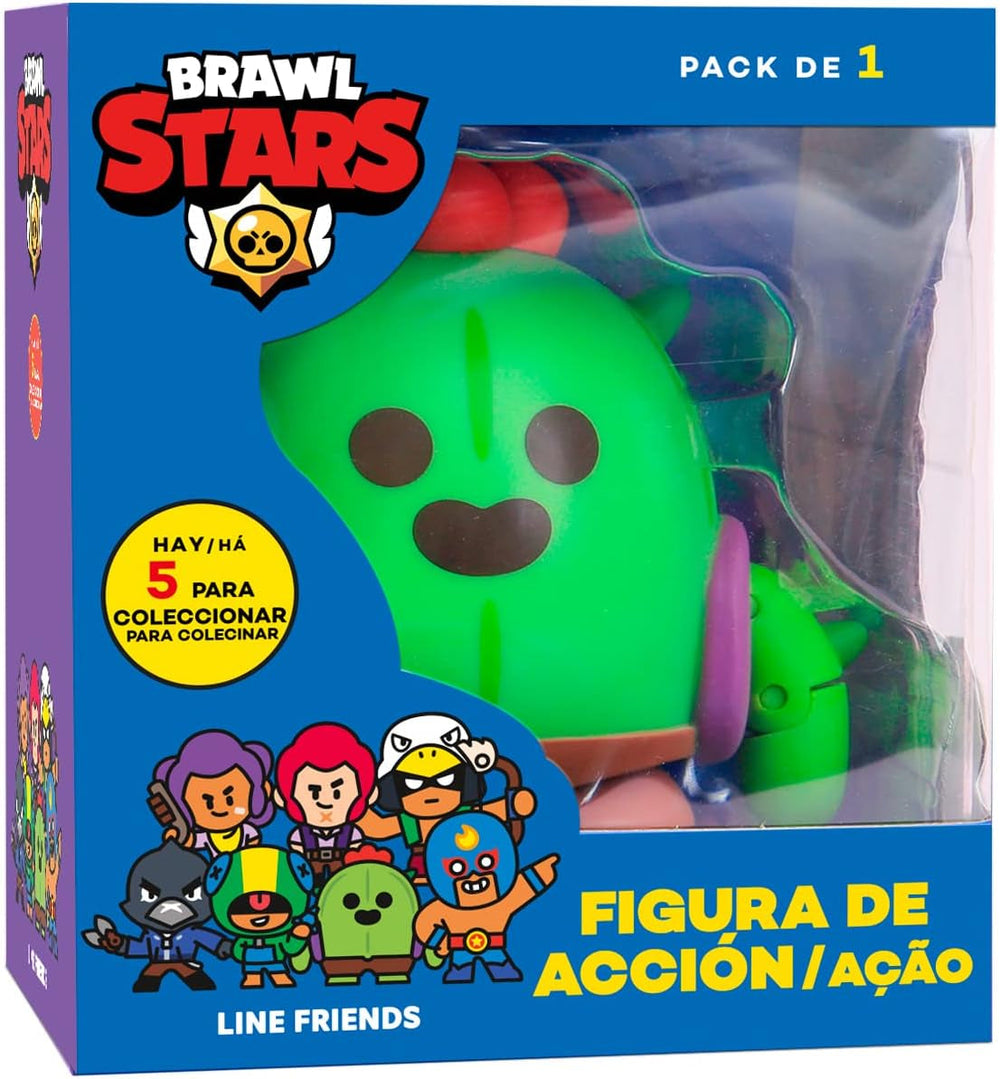 Bizak Brawl Stars 64116011 Actionfiguren Pack 1 in Box Spike Figuren Multiplayer Combat Player Mobile 11 cm Actionfiguren Naty Shop