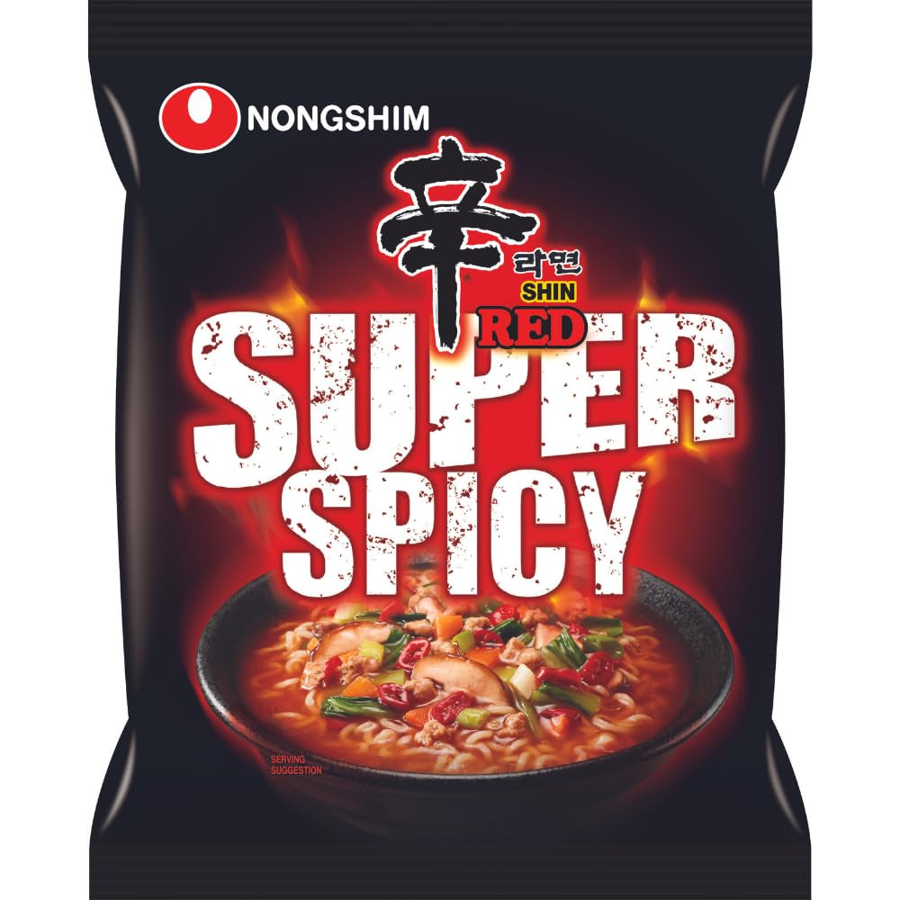 Nongshim - Tăiței instant Shin Ramyun - Pachet multiplu (20 x 120g) - Designul produsului poate varia