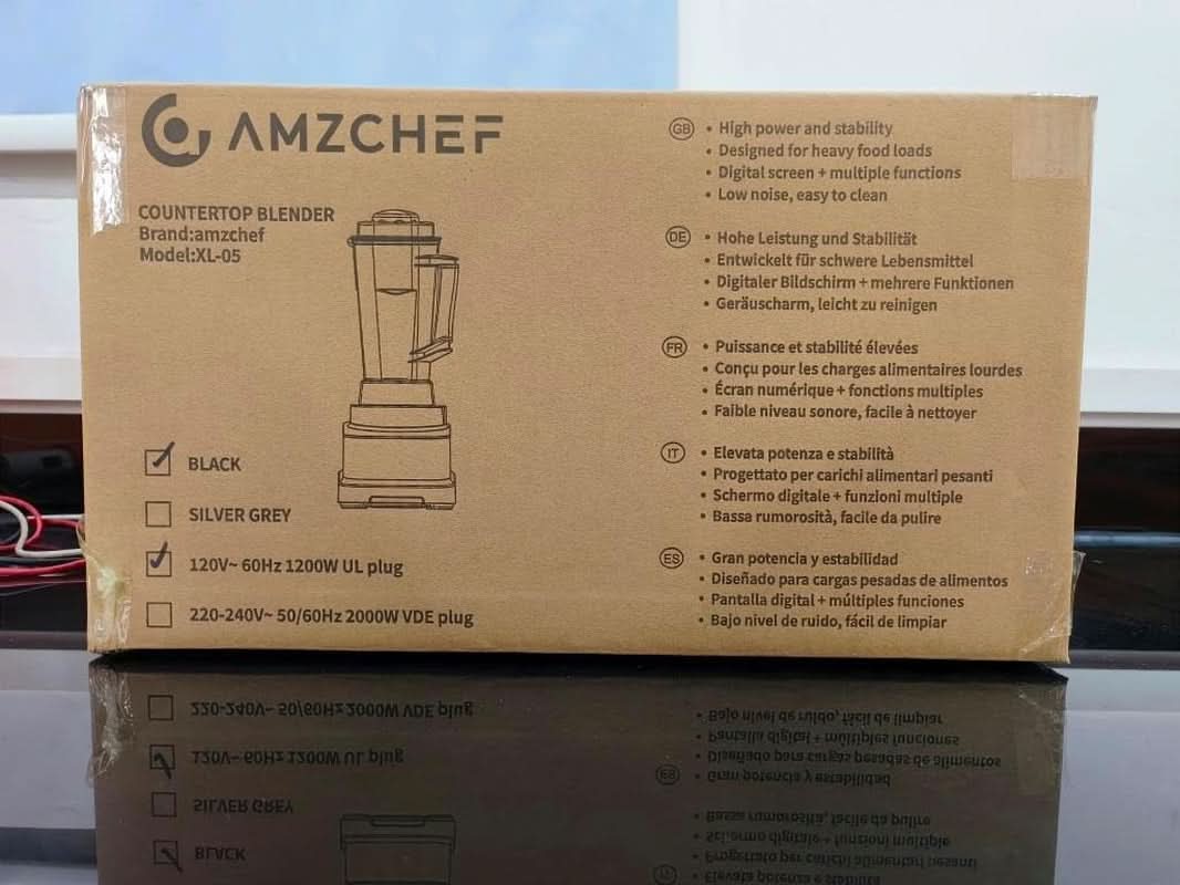 Mixer AMZCHEF, 8 intelligente Menüs und 10 Geschwindigkeiten, LCD-Touchscreen Kitchen Naty Shop