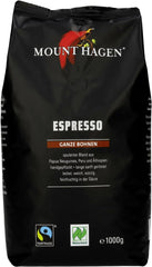 Mount Hagen Dark Roast, Bio FT Naturland Espresso, 1 kg Naty Shop Kaffee 6 x 1 kg Schokolade – doppelter Mokka und Bourbon