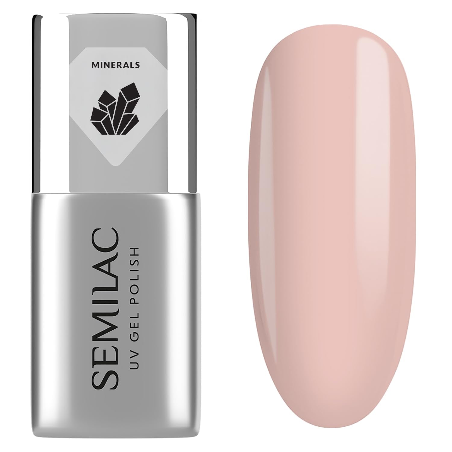 Bază de ojă UV Semilac Pure&Clean 7 ml – Bază hibridă autonivelantă pentru unghii sensibile