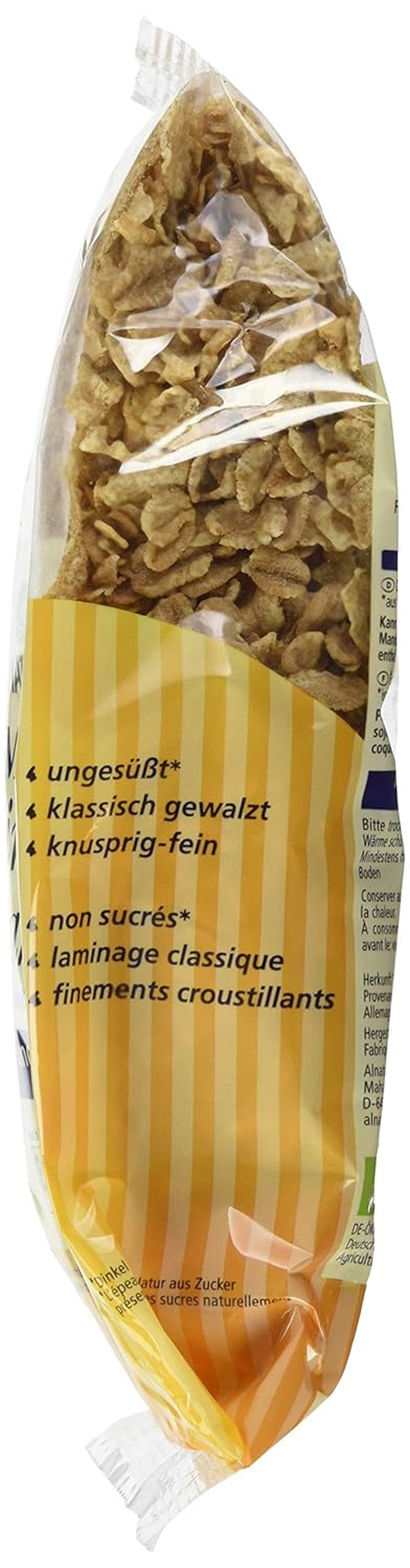 Mini fulgi de speltă - Calitate organică - Neîndulciți, Crocanți - Mic dejun, 175 g