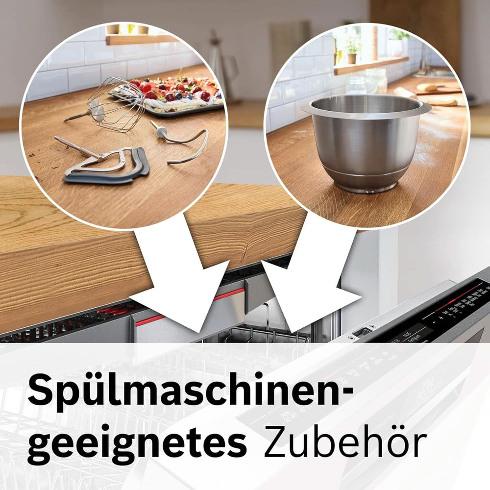 Robot de bucătărie Bosch Seria 4 MUM5X720, cântar integrat, bol din oțel inoxidabil 3.9L, mixer 1.25L, 1000W Accesorii Hrana si Alaptare Bebe Naty Shop