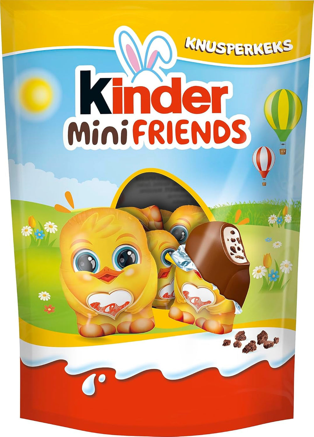 Kinder Mini Eggs Milk | 85g – Ouă delicioase de ciocolată pentru Paște – Dulciuri de Paște – Umplutură fină de lapte acoperită cu ciocolată cu lapte – Perfecte pentru coșul de Paște – De împărțit