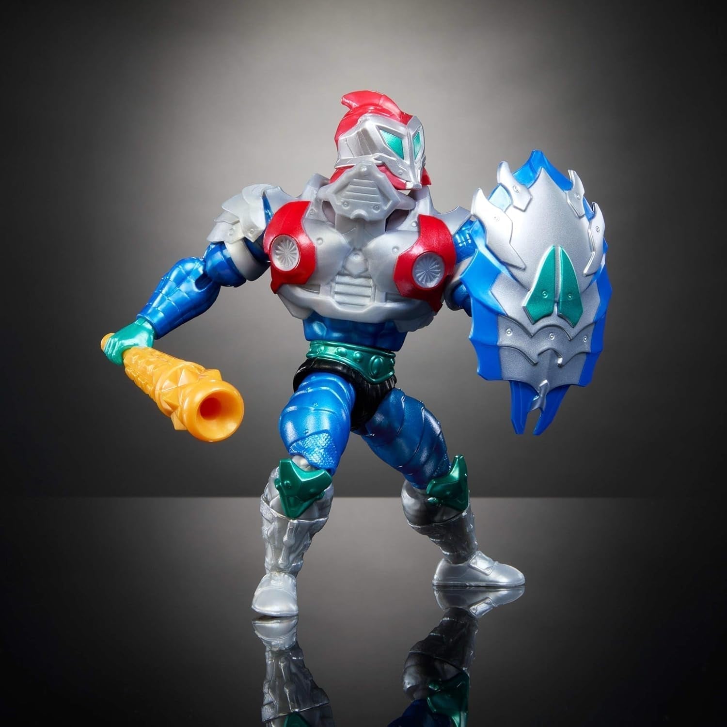 Masters of the Universe Origins Turtles of Grayskull Mekaneck Reptile Wars Movable Action Figure, Teenage Mutant Ninja And MOTU Crossover Hero Toy, JBN00, [Multicolor] Action figures Naty Shop