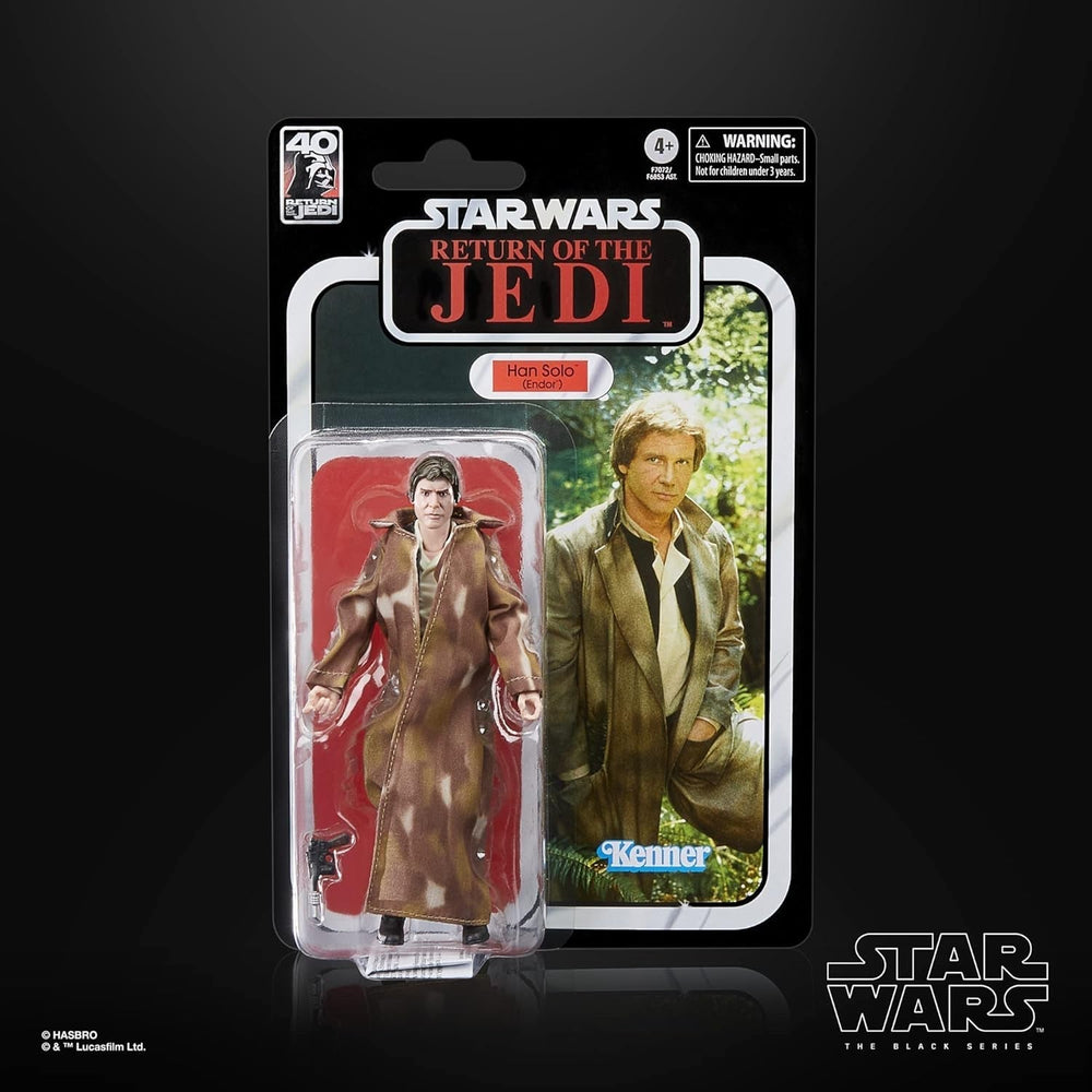 Star Wars Black Series Han Solo, 15 cm große Actionfigur Zu Wars: Die Rückkehr des Jedi-Ritters Actionfiguren Naty Shop