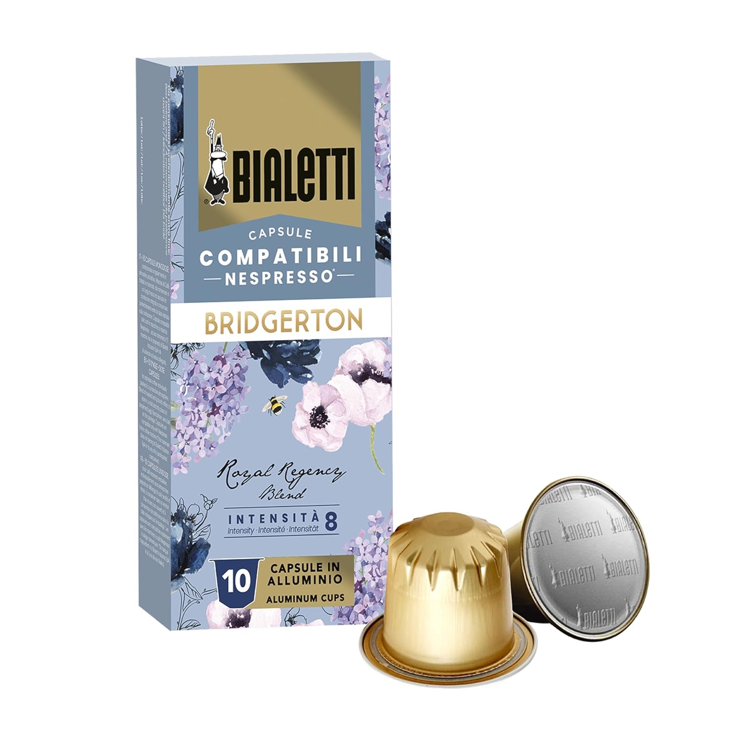 Box 10 Nespresso®-kompatible Bridgerton-Kapseln, Royal Regency-Geschmack