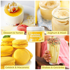 He-Ju, Pulver mit Bananengeschmack, 250 Gramm Aromen Naty Shop