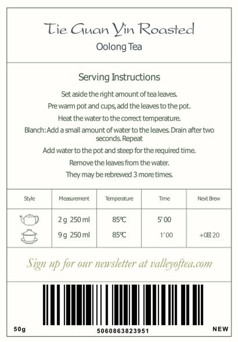 Ceai Tie Guan Yin Oolong - Ceai albastru prăjit Ti Kuan Yin China - Ceai chinezesc Wu Long Tieguanyin - Ceai albastru Ceai Olongh Ceai Olongo