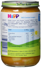 Hipp Pasta Bambini - Lasagne mit Gemüse, 6er Pack (6 x 220 g) Mutter und Kind Naty Shop