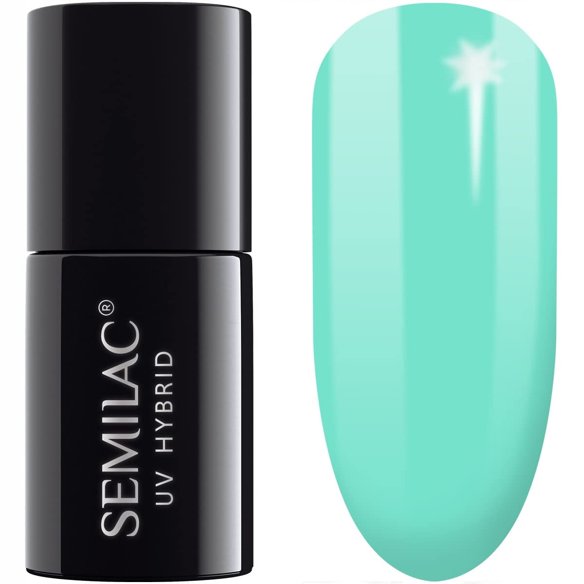 Oja Semilac Extend UV 5 în 1 808 Pastel Mint 7ml
