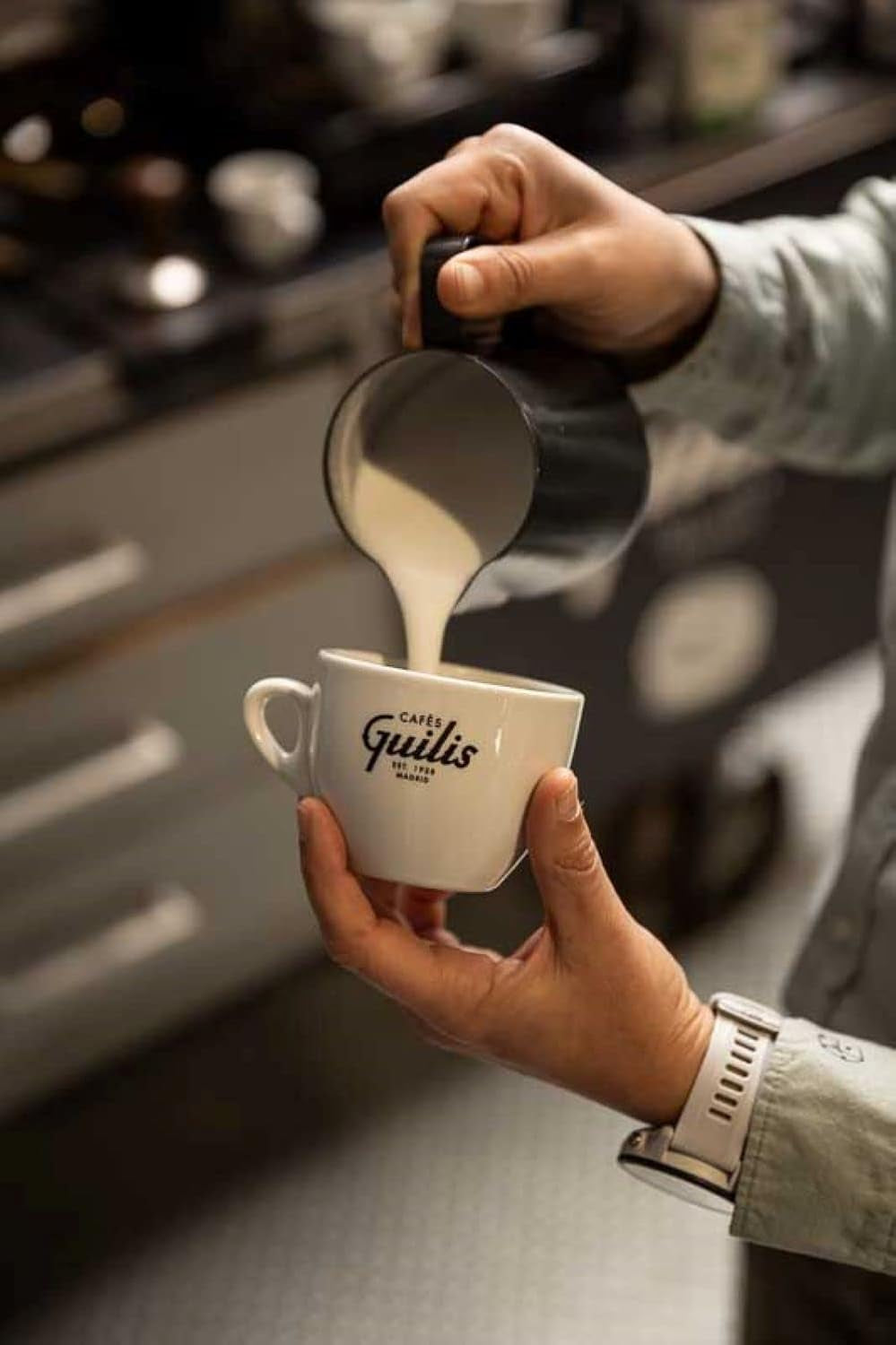 CAFES GUILIS SEIT 1928 AMANTES DEL CAFÉ - Entkoffeinierte Arabica-Kaffeebohnen 1 kg Kaffee Naty Shop