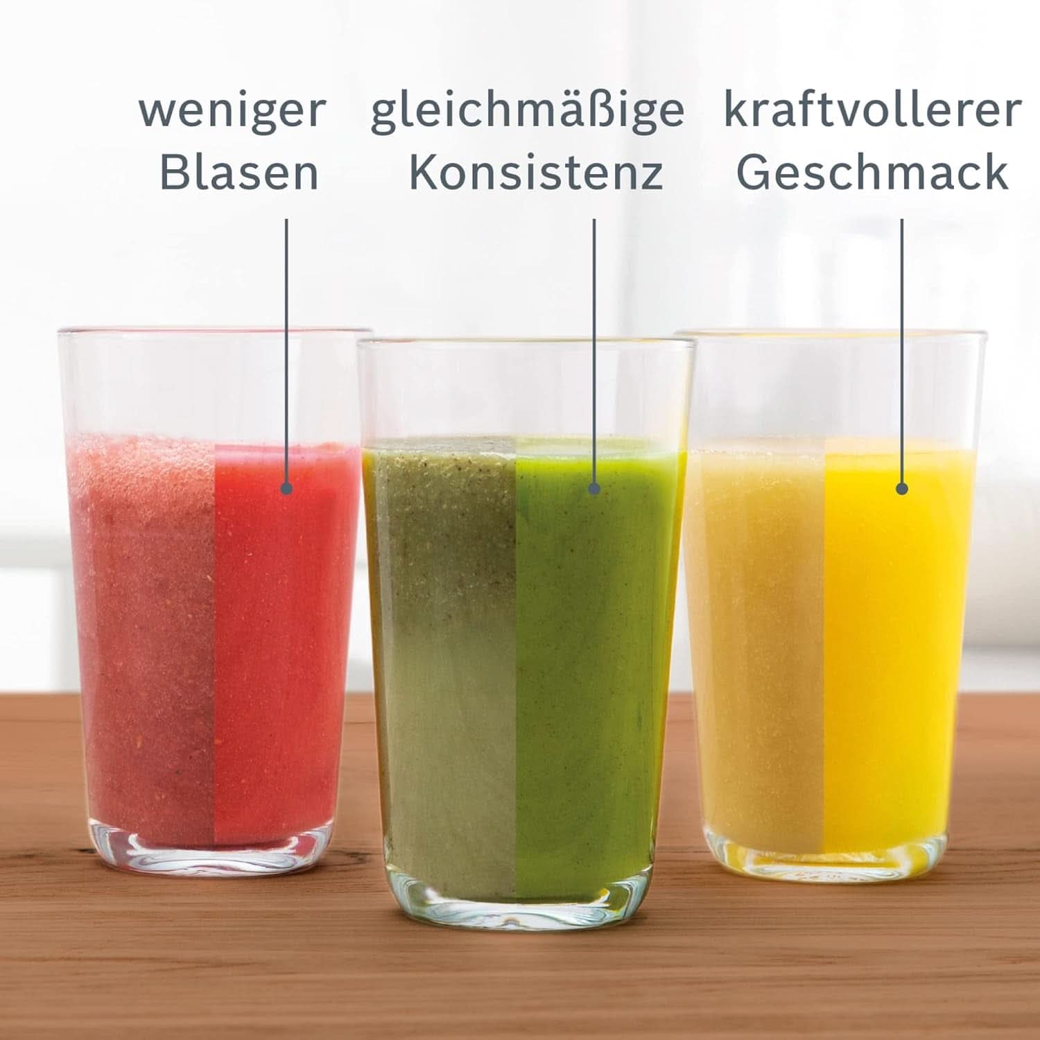 Bosch Vakuum-Standmixer Vitapower Serie 8 MMBV621M, Starke Mixleistung, Vitaminschonende Zubereitung, 4 Automatikprogramme, Vakuum-Togo Flasche, 37.000 U/Min, 1000 W, Silber Mutter und Kind Naty Shop