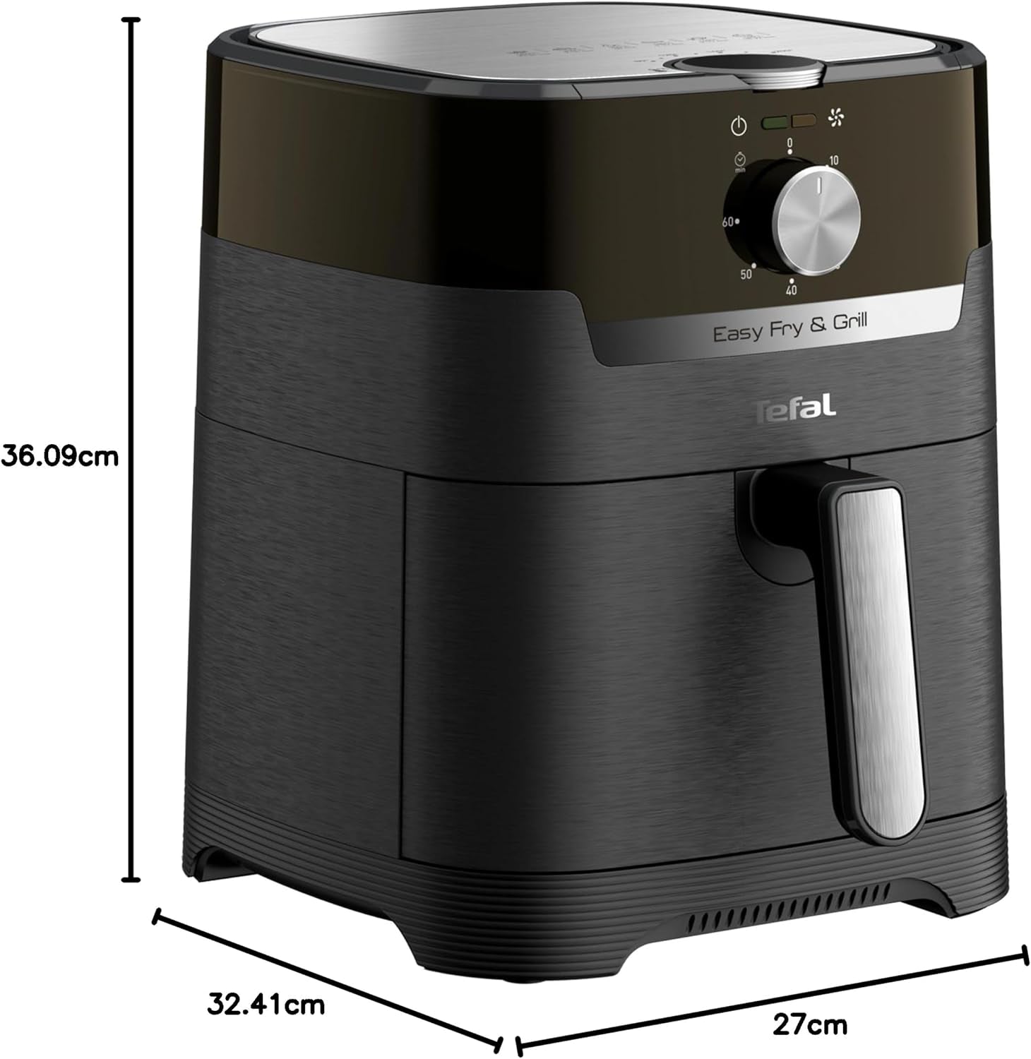 Tefal EY5018 Easy Fry & Grill Classic Heißluftfritteuse, 2-in-1-Technologie (Luftfritteuse und Grill), XL, 4,2 Liter für 6 Portionen, 1550 Watt Haushaltsgeräte Naty Shop