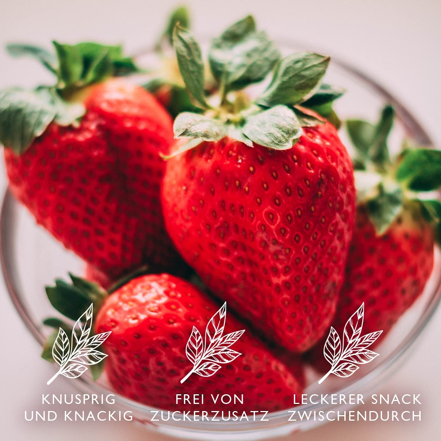 Căpșuni liofilizate în felii 300g fructe liofilizate fără adaos de zahăr și aditivi Germania Produse deshidratate Naty Shop