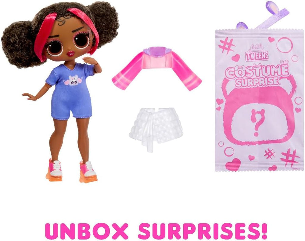 L.O.L. Surprise! Tweens Costume Surprise Hoops Cutie Modepuppe mit Aufblasbarem Lila Pandakostüm und Zahlreichen Überraschungen, u. a. Tolle Mode und Accessoires - Ideal für Kinder ab 4 Jahren