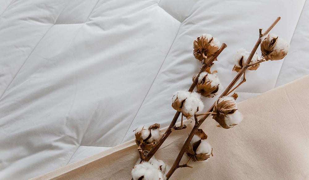 COLAS NORMAND Steppdecke aus Perkal-Baumwolle, 260 x 240 cm, hochwertig, 100 % Perkal-Baumwolle, weich und bequem, langlebig, feine Verarbeitung, hergestellt in Frankreich, weiße Steppdecken und Steppdecken von Naty Shop