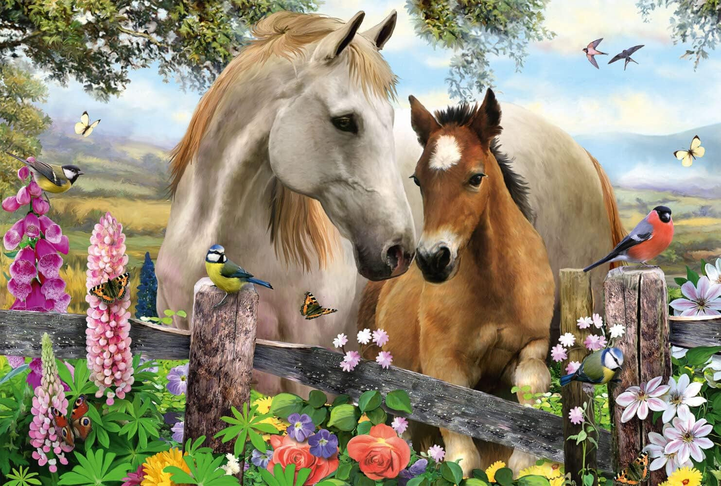 Schmidt Spiele iapă și mânz, puzzle pentru copii 150 piese Puzzle Naty Shop