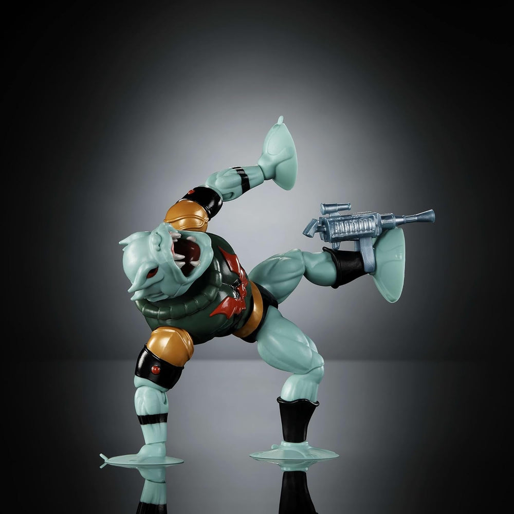 Masters of the Universe Origins Actionfigur Leech aus der Cartoon Collection, ca. 14cm großes Saugmonster aus der TV-Serie der 1980er Jahre, Design und Zubehör mit vielen Details, JBM83 Actionfiguren Naty Shop